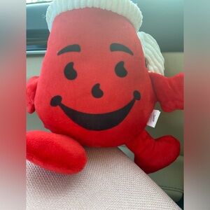 Kool-Aid Dog Toy Plushie & Squeaky. It measures 6-7” and Dog Customers Love it!